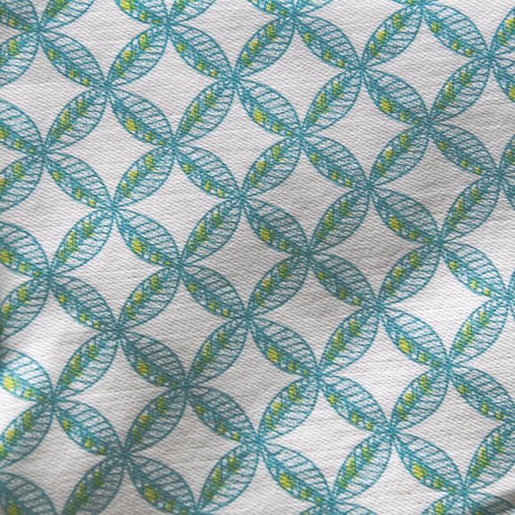 VINEYARD VINES Blue Green White Denim Straight Leg Jeans - Size 4 - Picture 8 of 9